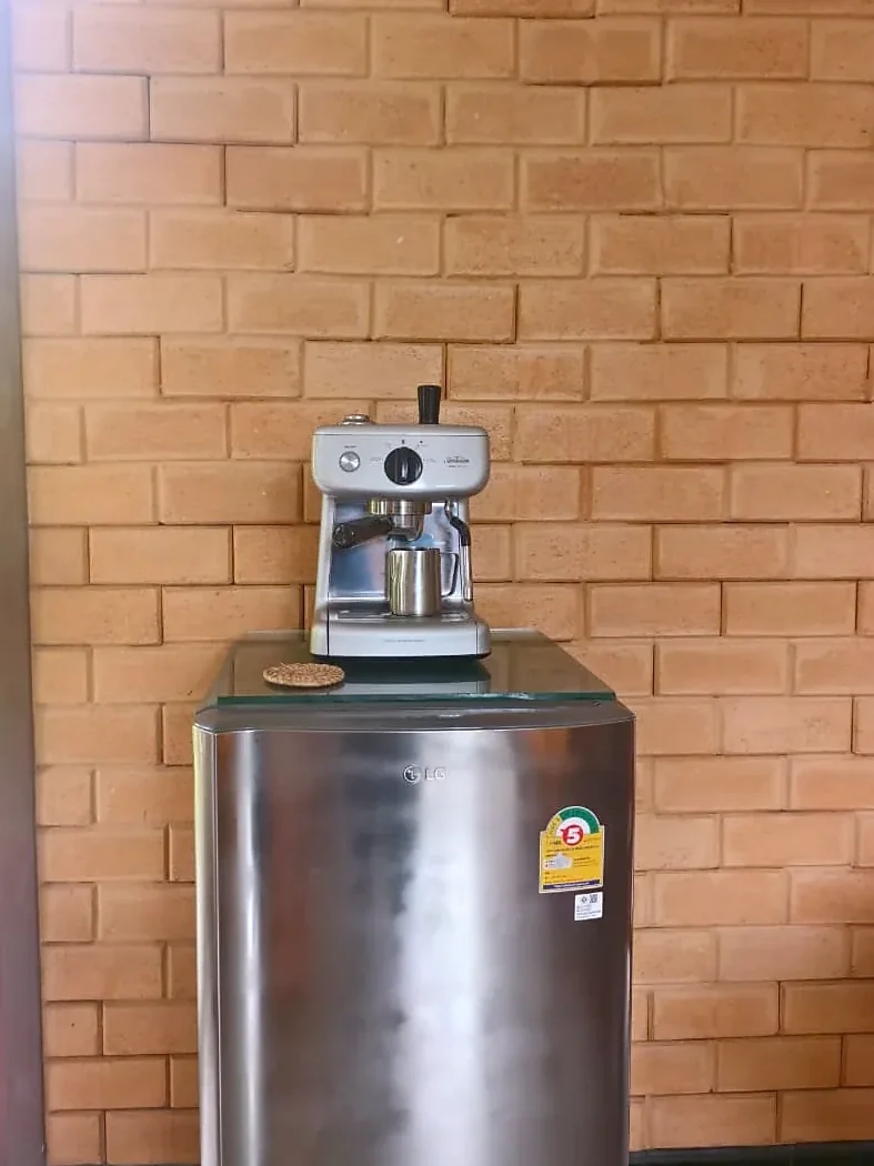 Espresso coffee machine in the villa — Syndeo Garden, Hikkaduwa